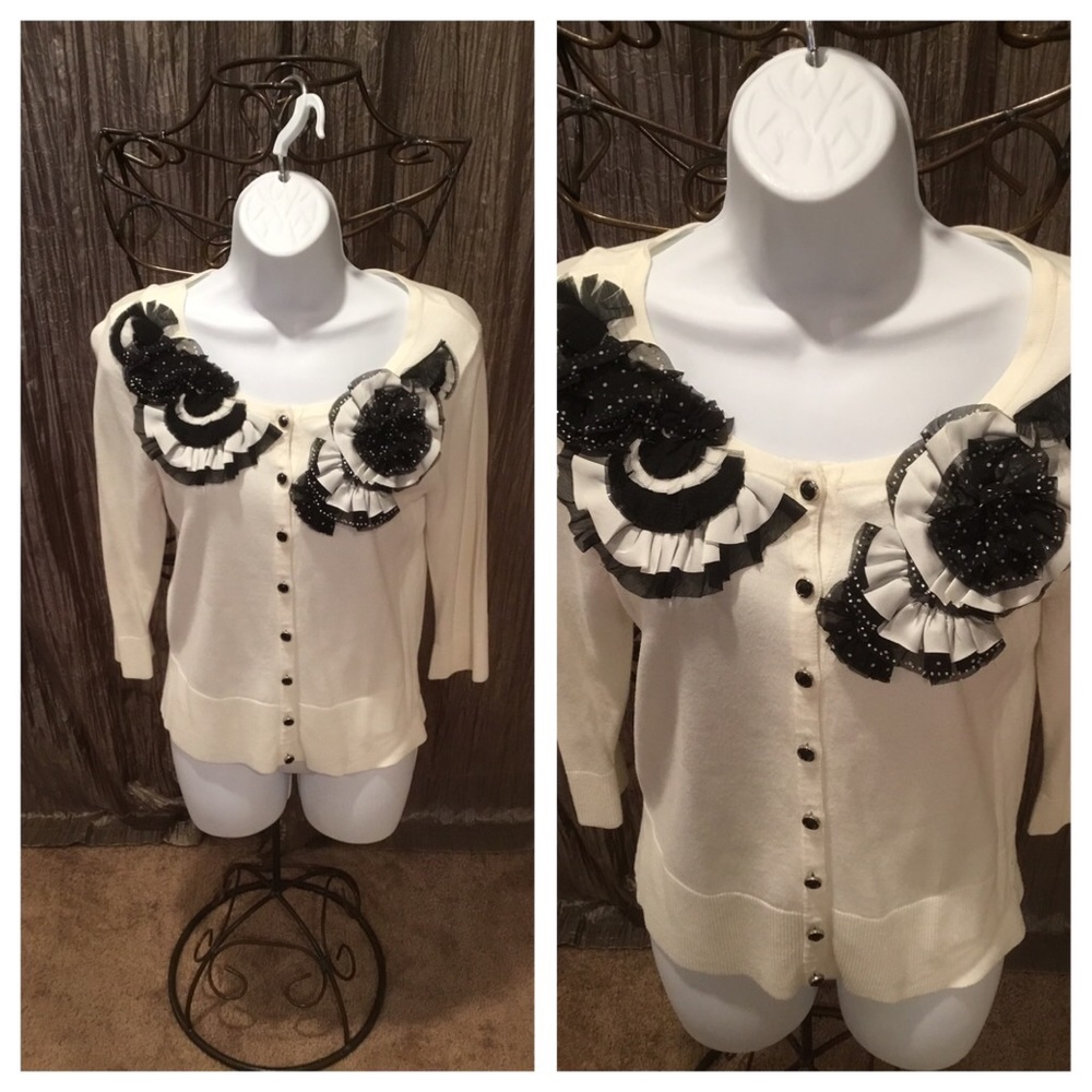 WH/BM CARDIGAN SWEATER
